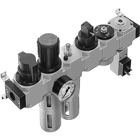1/2" Service Unit Consisting of Manual On/Off Valve; 185848 product image by Festo