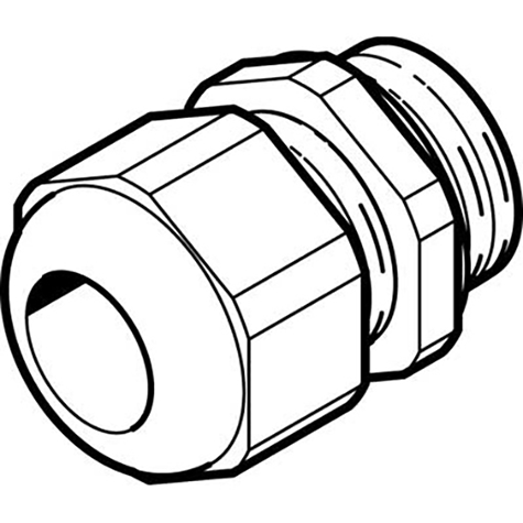 NETC-P-M12-EX4 CABLE CONNECTOR; 4197366 product image by Festo
