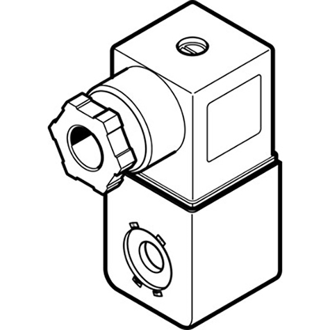 VACN-N-A1-1-EX2-N SOLENOID AND PLUG; 8029136 product image by Festo