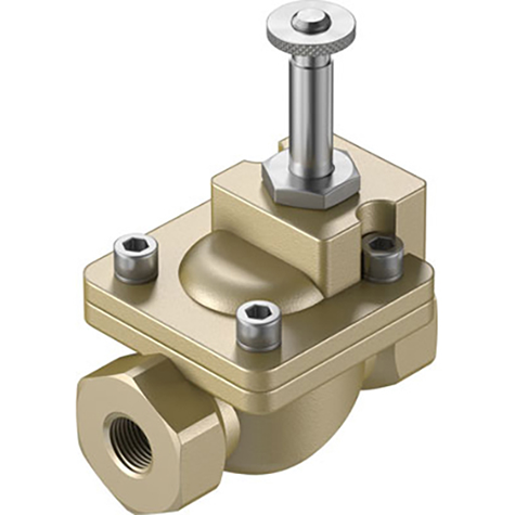 546150 1" BRASS PILOT/SOL N/C VALVE; 546150 product image by Festo