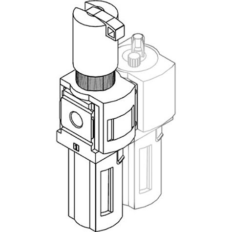 1/2" Service Unit Filter-Regulator-Lubricator; 530230 product image by Festo