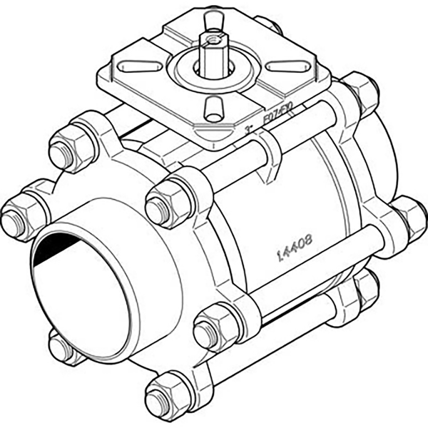 1/2" DN 15316 SS Ball Valve 44229 Pn63; 1686663 product image by Festo