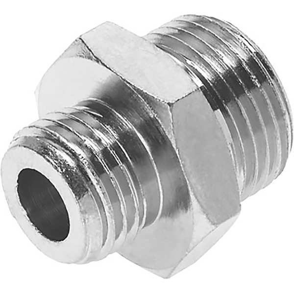 1/2" BSPP Male x 3/4" BSPP Male Double Nipple sold in multiples of 10 only; 8069216 product image by Festo