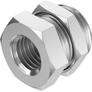 1/2" BSPP Female Bulkhead sold in multiples of 10 only; 8069243 product image by Festo