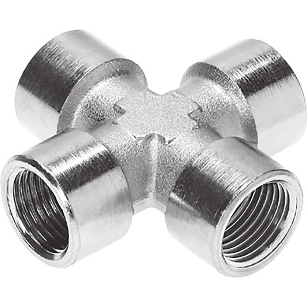1/2" BSPP Female Cross sold in multiples of 10 only; 8030264 product image by Festo