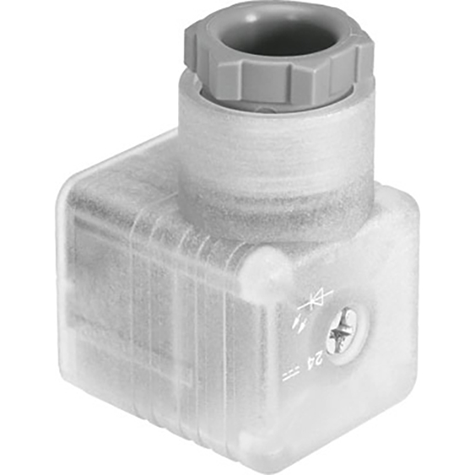 164274 PEV-1/4-WD-LED-24 ANGLED SOCKET; 164274 product image by Festo
