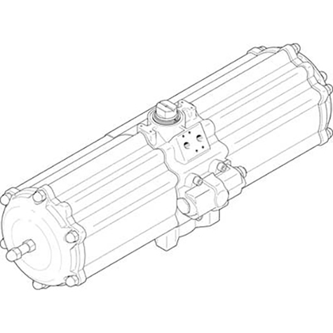 3/8" Female BSPP Single Acting Semi-Rotary Drive; 553208 product image by Festo