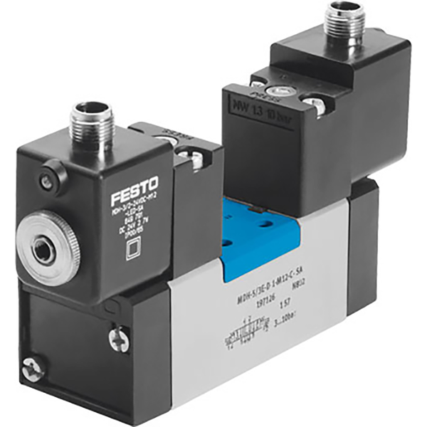 MDH-5/3E-D-2-M12-C SOLENOID VALVE; 533016 product image by Festo