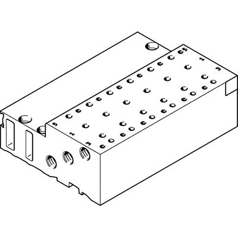 MHP2-PR10-5 MANIFOLD BLOCK; 525126 product image by Festo