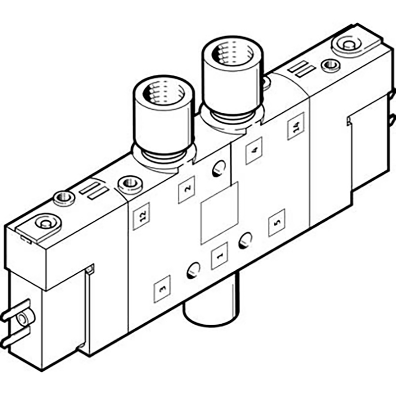 CPE10-M1CH-5/3G-M7 SOLENOID VALVE; 550227 product image by Festo