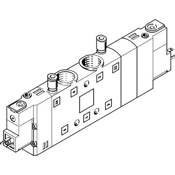 CPE24-M1H-5/3ES-3/8 SOLENOID VALVE; 170268 product image by Festo