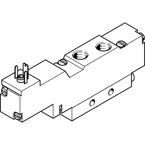 MEBH-5/2-1/8-L-S-B SOLENOID VALVE; 173013 product image by Festo