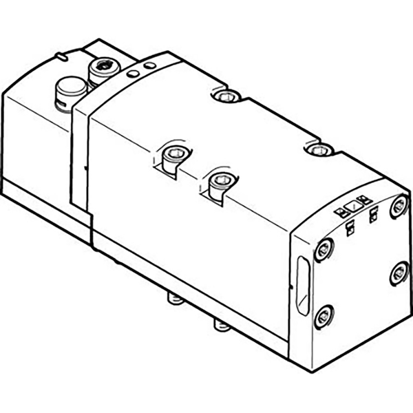 VSVA-B-M52-AZD-D1-1T1L SOLENOID VALVE; 543698 product image by Festo