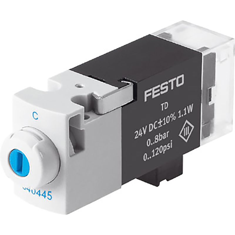 MHA1-M1LH-3/2G-0 6-PI SOLENOID VALVE; 540445 product image by Festo