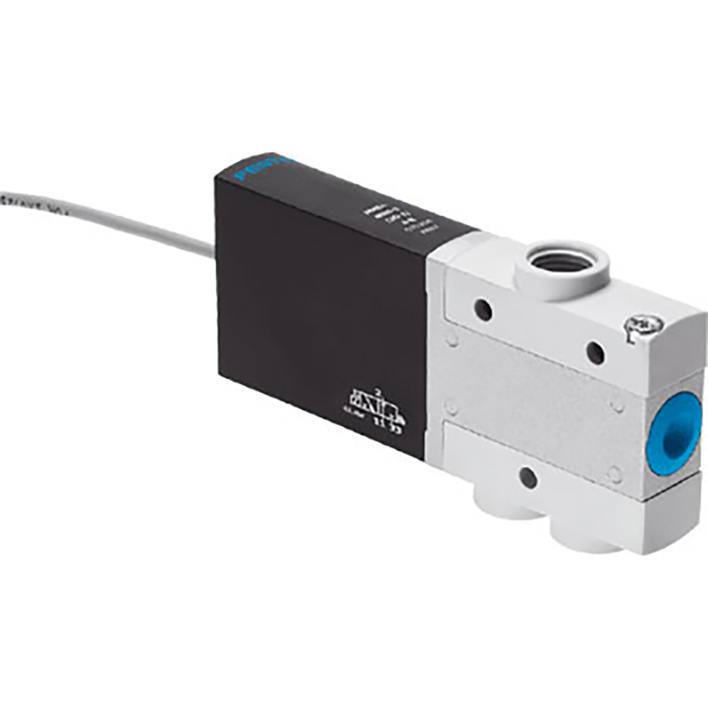 MHE2-MS1H-3/2G-QS-4-K SOLENOID VALVE; 196137 product image by Festo