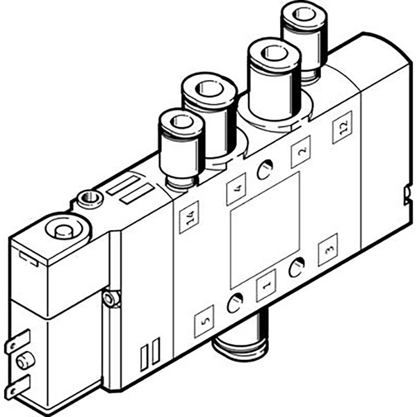 CPE10-M1CH-5LS-M7 SOLENOID VALVE; 550224 product image by Festo