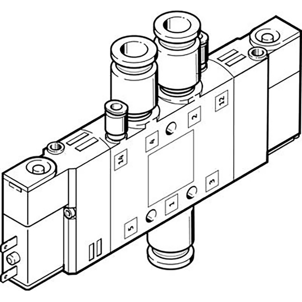 CPE14-M1BH-5JS-QS-8 SOLENOID VALVE; 196910 product image by Festo