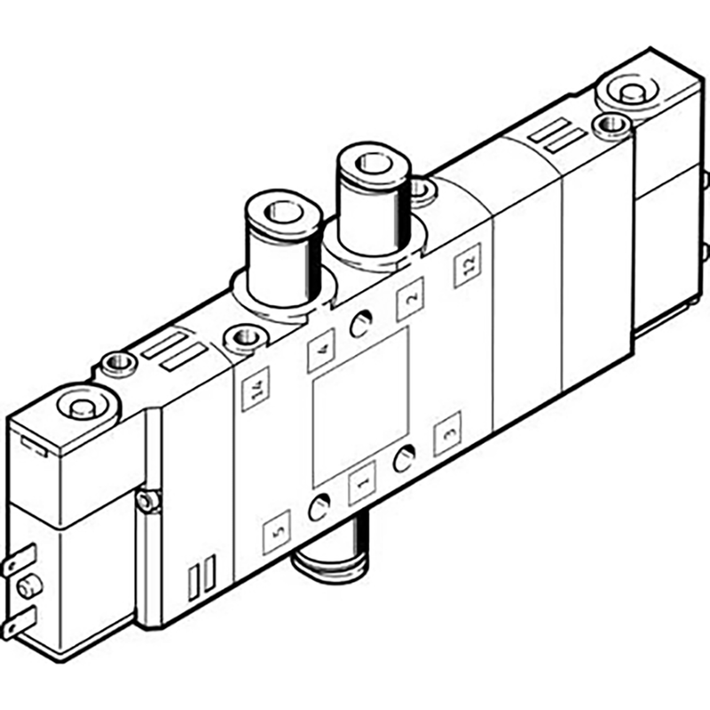 CPE14-M1BH-5/3B-QS-8 SOLENOID VALVE; 196896 product image by Festo