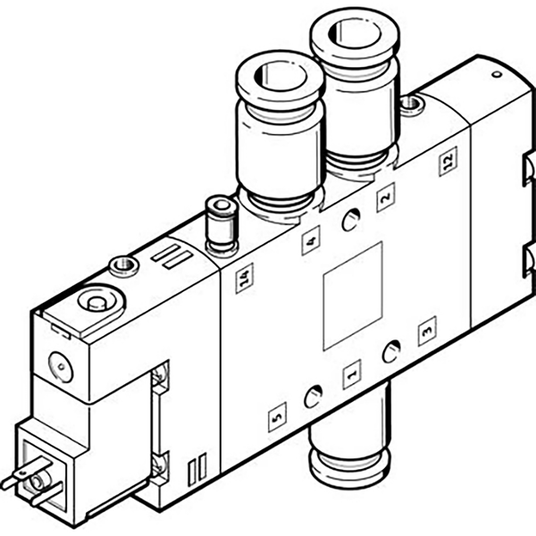 CPE18-M2H-5L-QS-8 SOLENOID VALVE; 163770 product image by Festo