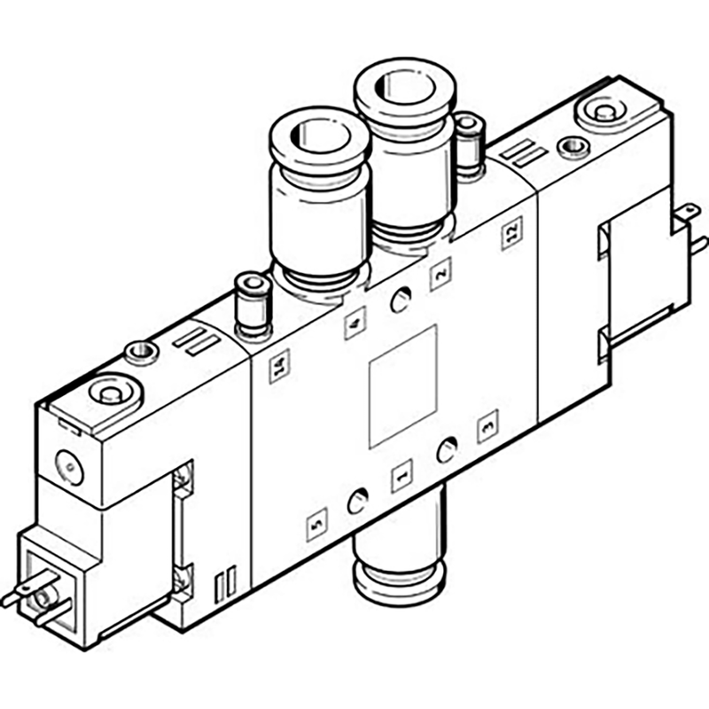 CPE18-M3H-5JS-QS-8 SOLENOID VALVE; 163799 product image by Festo