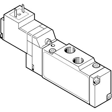 MEH-5/2-1/8-P-B SOLENOID VALVE; 173129 product image by Festo