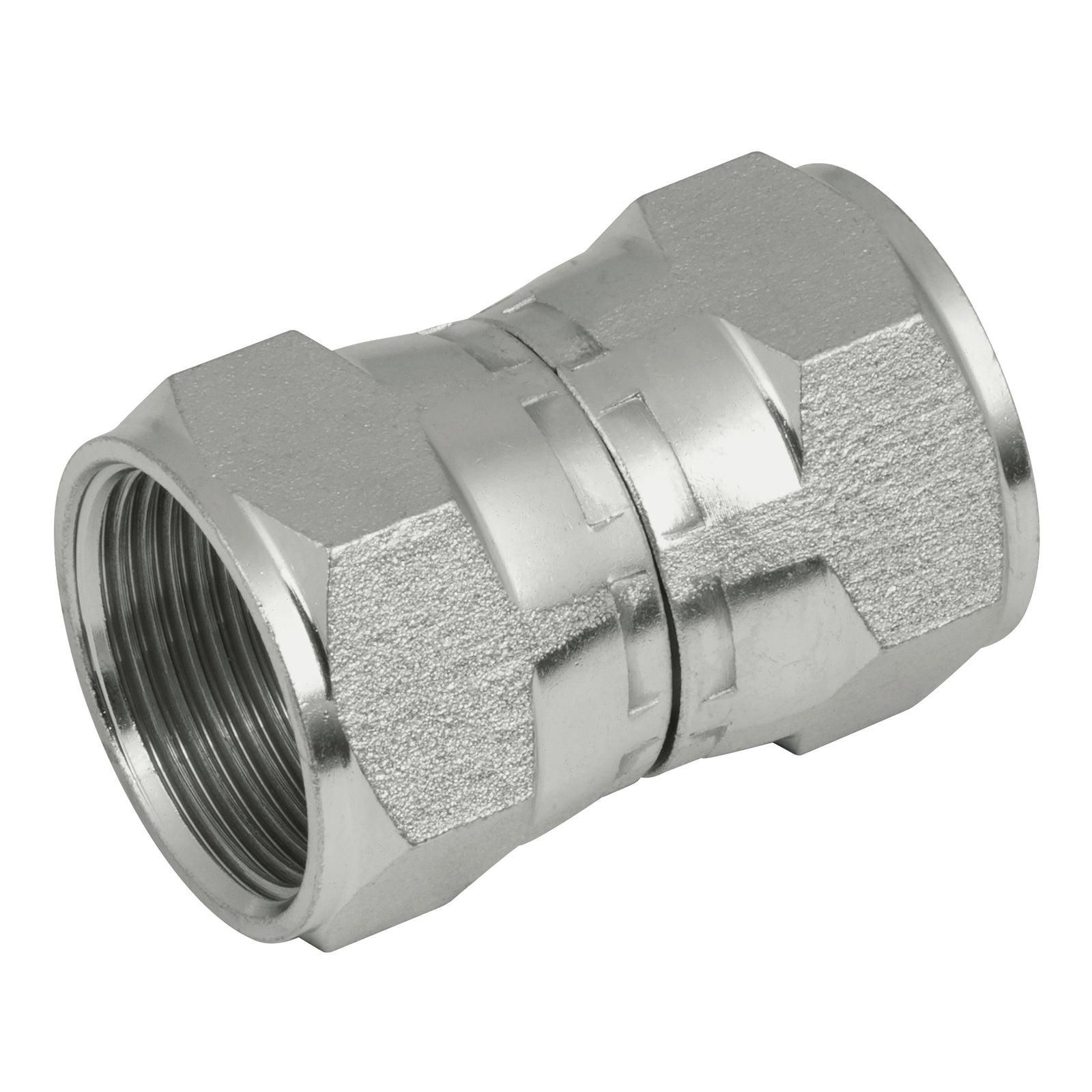 Brennan 60-6027-06-10 - 3/8" BSPP Fem X 7/8" Jic Fem Steel