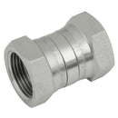 Brennan 60-6046-04-12 - 1/4" BSPP Fem X M12X1.5mm Fem Steel