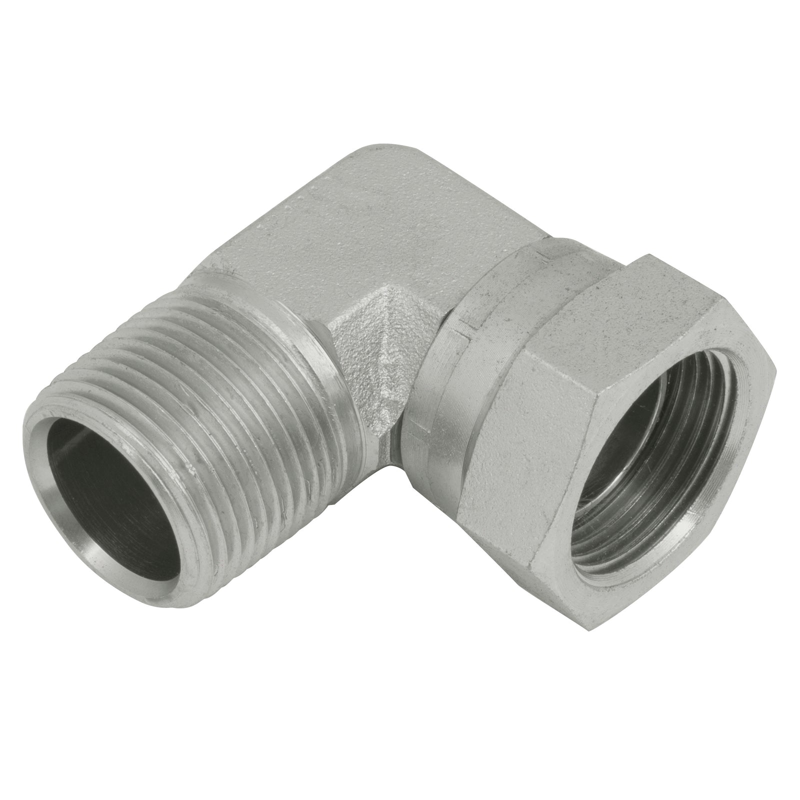 Brennan 60-2051-04-04 - 1/4"Nptf X 1/4"BSP Swivel M/F 90° Elbow