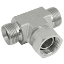 Brennan 60-3002-08-12-12 - 1/2" BSP X 3/4" BSP X 3/4" BSP Tee M/M/F