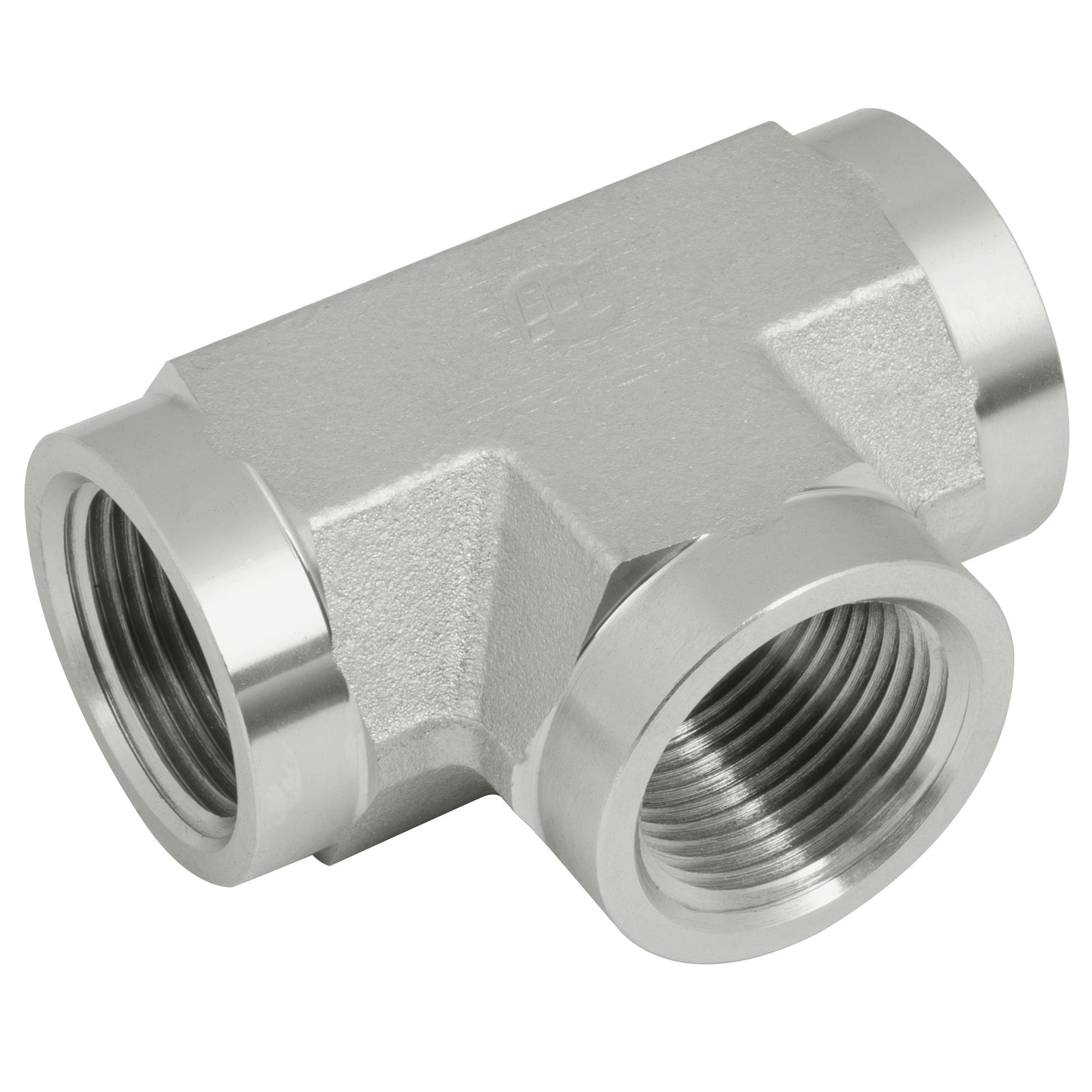 Brennan 50-5605-04-04-04 - 1/4" Nptf Female Fixed Equal Tee Steel