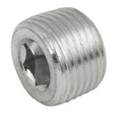 Brennan 50-5406-HP-06 - 3/8 Nptf Hex Socket Steel Plug