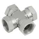 Brennan 60-5001-24 - 1.1/2" BSPP Swivel Female Cross Steel