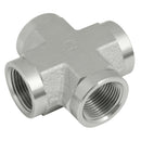 Brennan 50-5652-06 - 3/8" Nptf Equal Fem Cross Steel