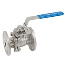 Haitima 2020S 14 14 6" Asa150 Flange S/S 2Pc Fbbv Lvr Op