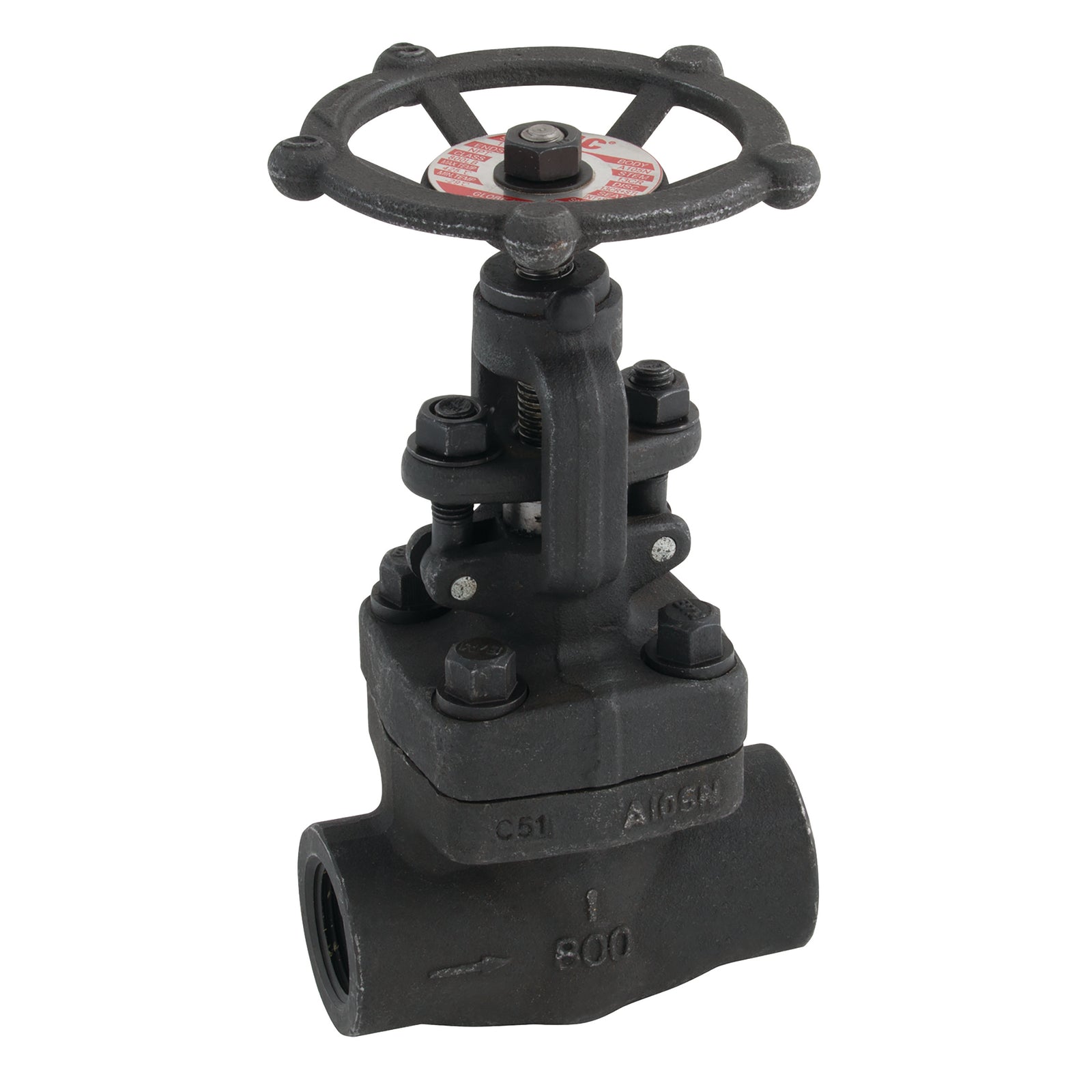 ICP Valves GL800C-12 - 1/2" Npt #800 Globe Valve Hand Wheel Op