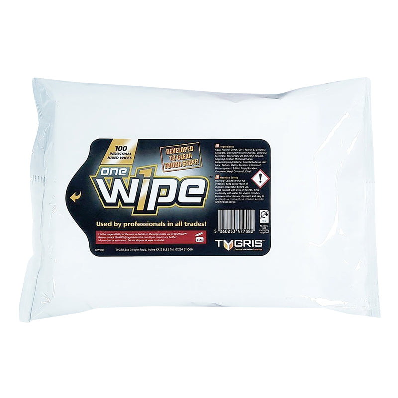 ONE WIPES 100 SHEET PACK TEMP PROD; HW-100 product image by Tygris