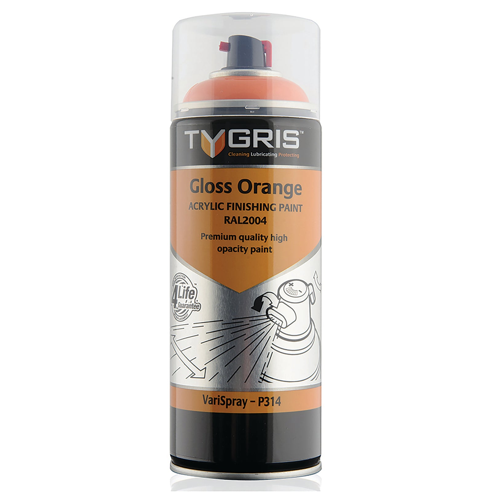 Tygris P314 - Gloss Orange Paint Ral2004