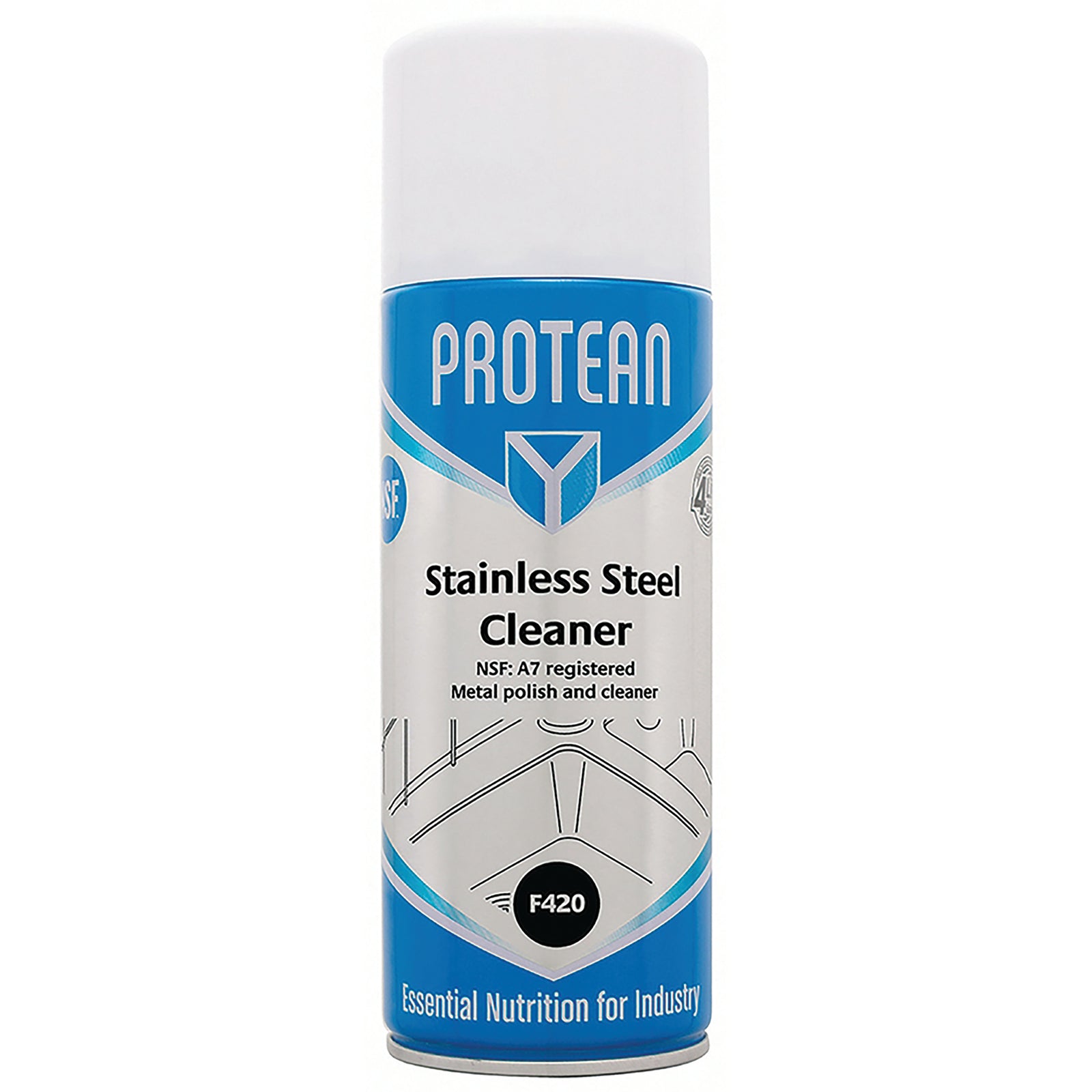 Tygris F420 - Stainless Steel Cleaner Nsf