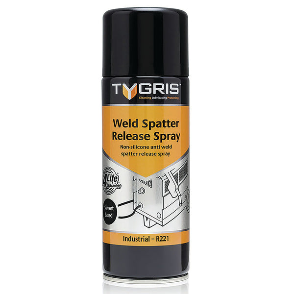 WELD SPATTER RELEASE SPRAY SOLVENT BASED; R221 product image by Tygris