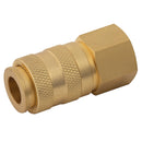 FT Pro B25B04F - Be25B-Brass Euro Couplings 1/4 BSPP Fem