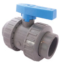 Comer BVDUS-112 - Abs Std Pln Dbl Union Ball Vlv Ve, Epdm 1.1/2"
