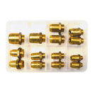 Sirit 008ABK - Assorted Male Stud Couplings 14 Piece Mix Box