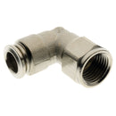 Aignep 571066-1/8 - 1/8" BSPP Female X 6mm OD Swivel Elbow