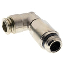 Aignep 5712610-1/4 - 1/4" BSPP Male X 10mm OD Extended Swivel Elbow