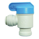 John Guest PPSV500822W - 1/4" Npt Female X 1/4" OD Shut Off Valve