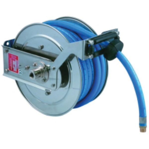 Heavy Duty Retractable Hose Reel complete with Hose; CTWA-1315SSH product image by Redashe