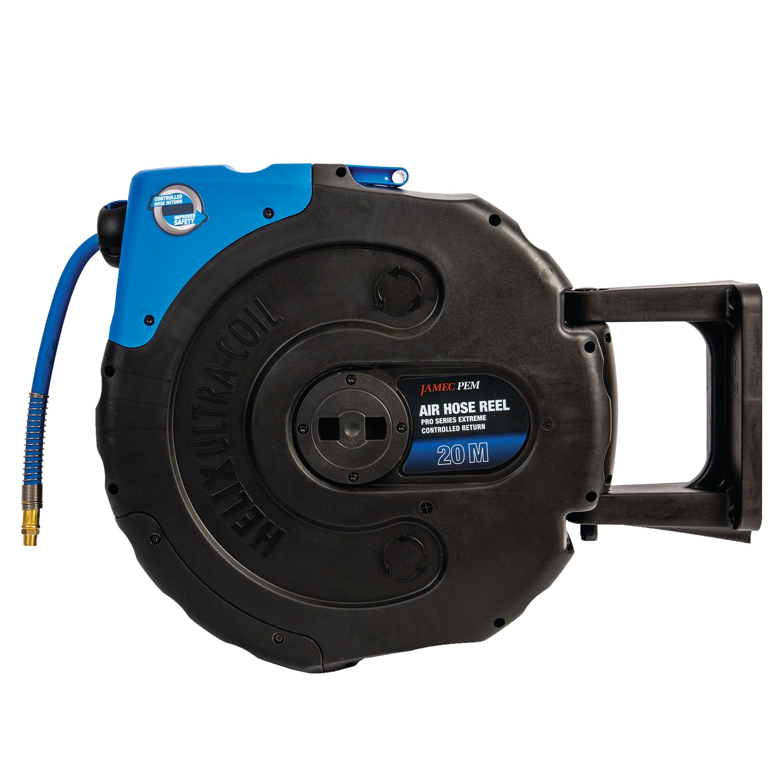 Jamec Pem HR5-320B - Heavy Duty Air And Water Hose Reel Complete With Hose