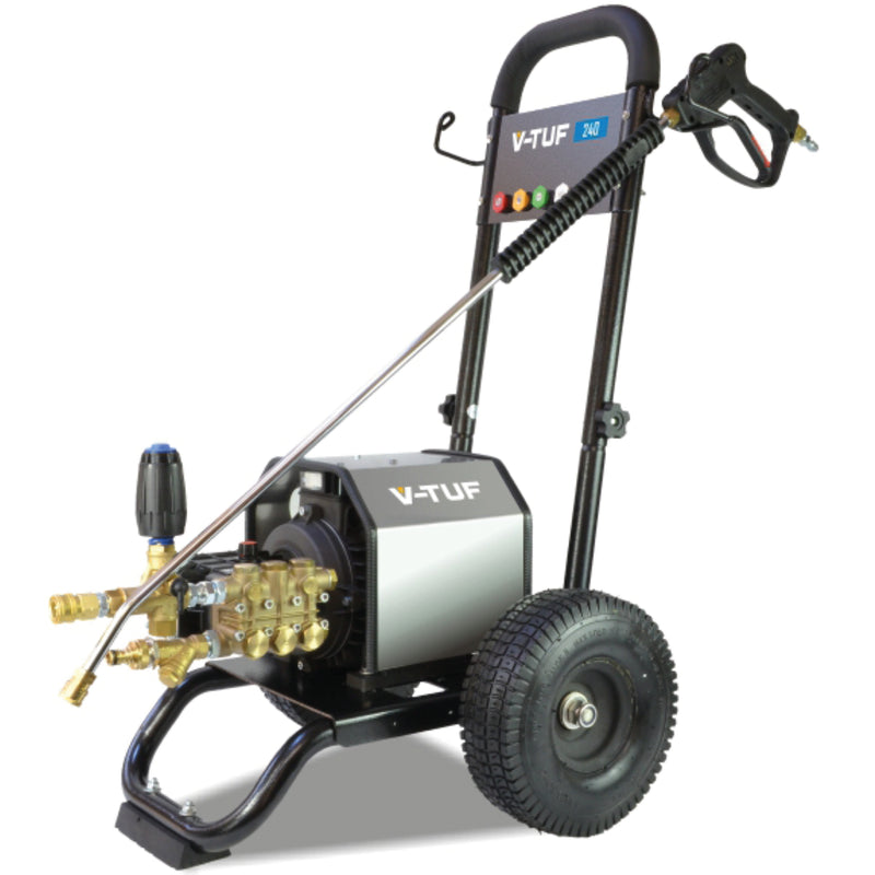 COLD WATER PRESSURE WASHER 240V STAINLESS; VTUF240 product image by V-TUF