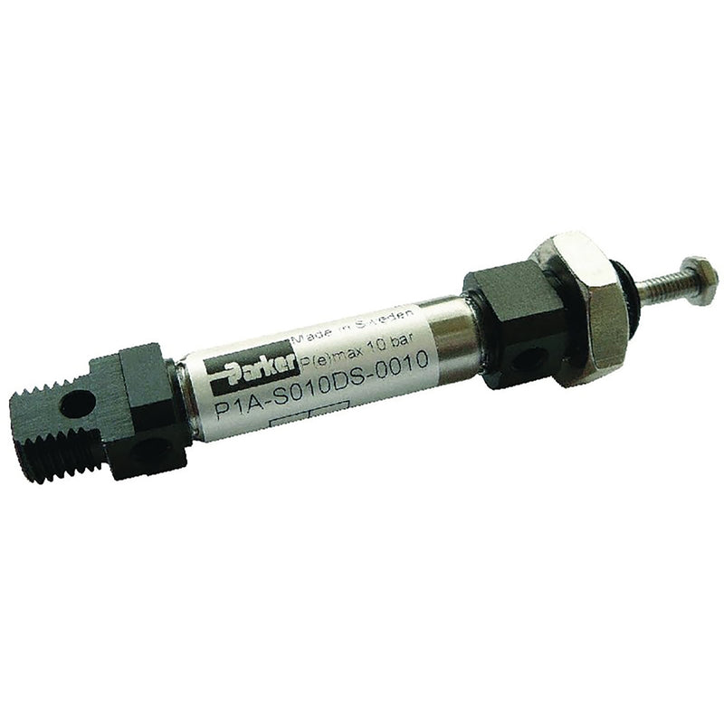 12mm Bore x 25mm Stroke Mini Cylinder; P1A-S012DS-0025 product image by Parker