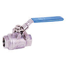 1" BSPP Female Two Piece Lever Ball Valve ; BE6200-16 product image by Non-branded